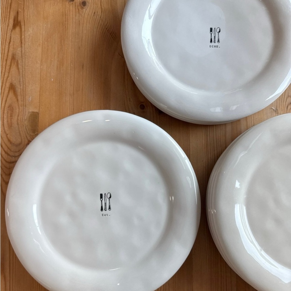 RAE DUNN icon PLATES (eat)